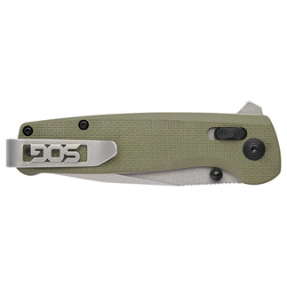 SOG Folding Knife - Terminus XR G10 - Olive Drab